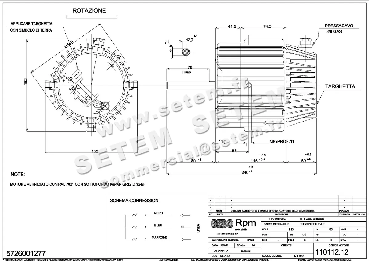 5726001277-MOTEUR RPM 11011212