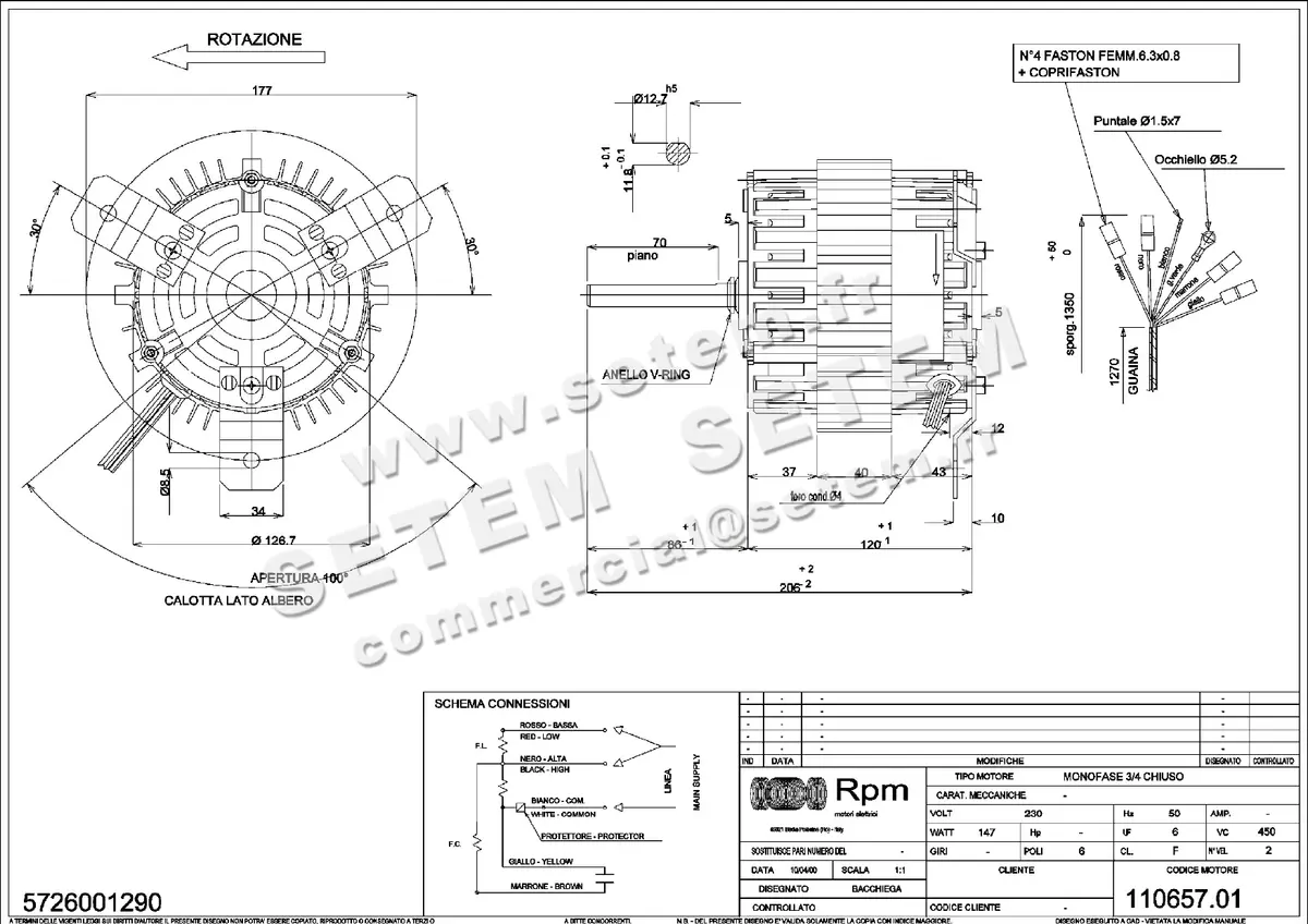 5726001290-MOTEUR RPM 11065701
