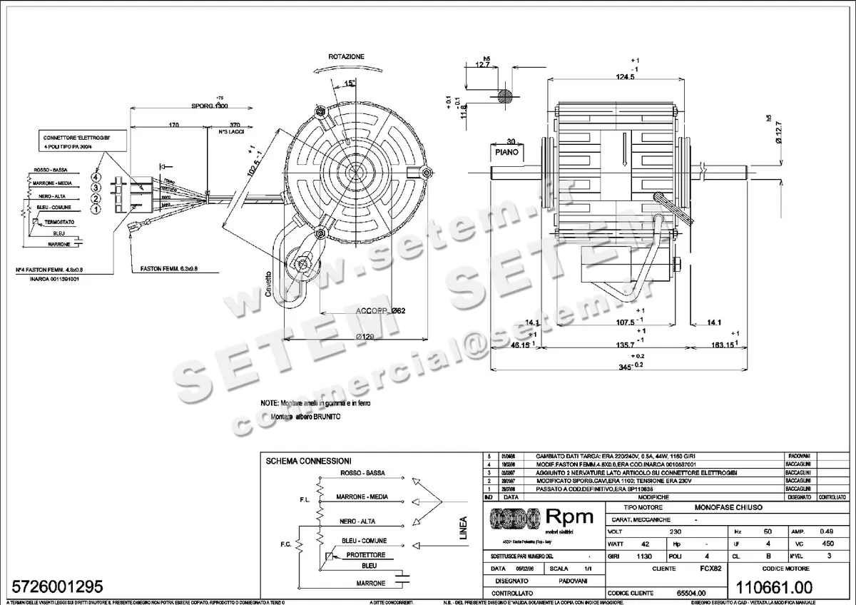 5726001295-MOTEUR RPM 11066100