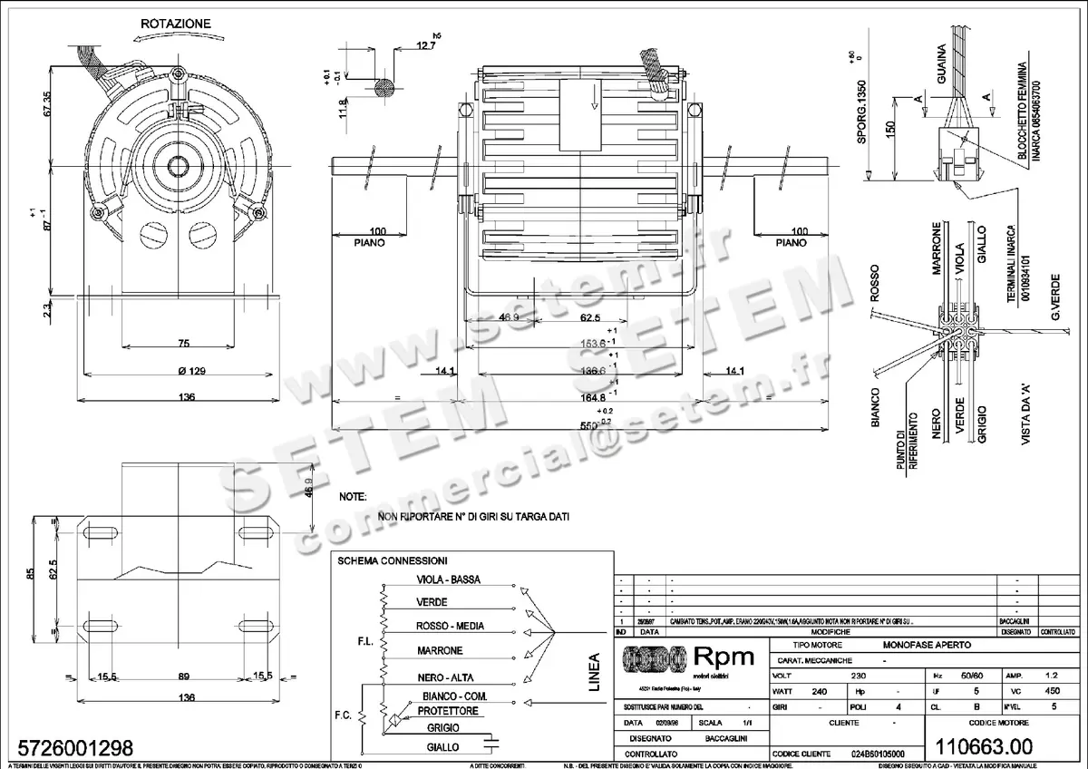 5726001298-MOTEUR RPM 11066300