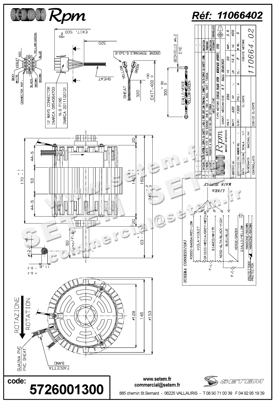 5726001300-MOTEUR RPM 11066402