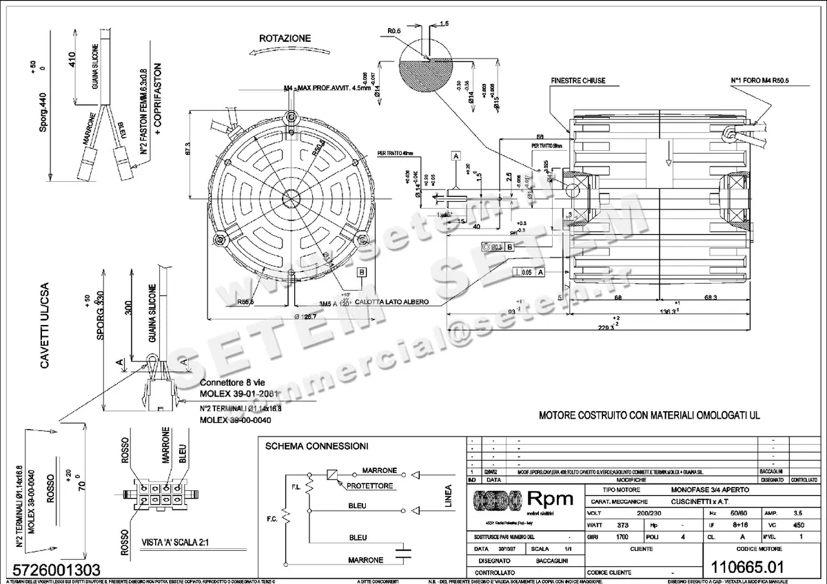 5726001303-MOTEUR RPM 11066501