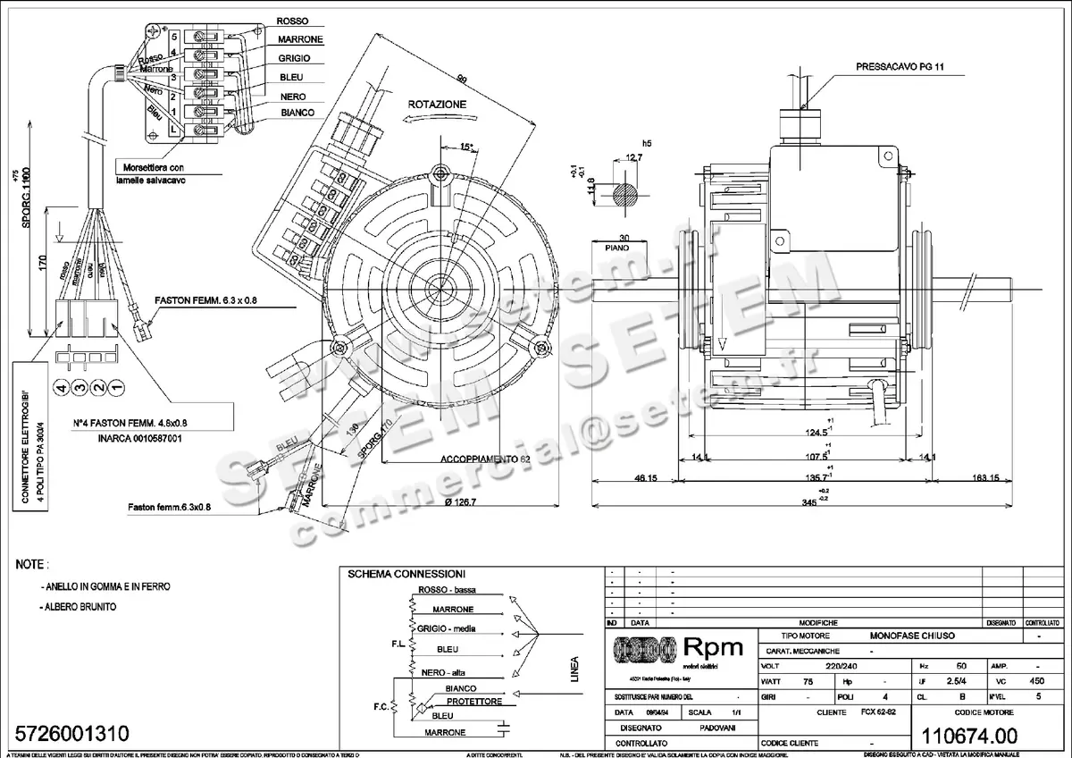 5726001310-MOTEUR RPM 11067400