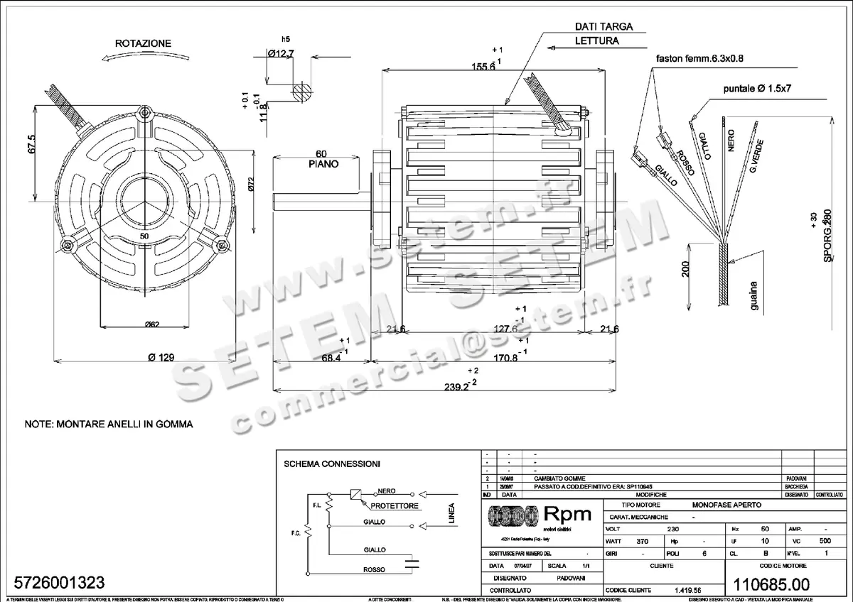 5726001323-MOTEUR RPM 11068500