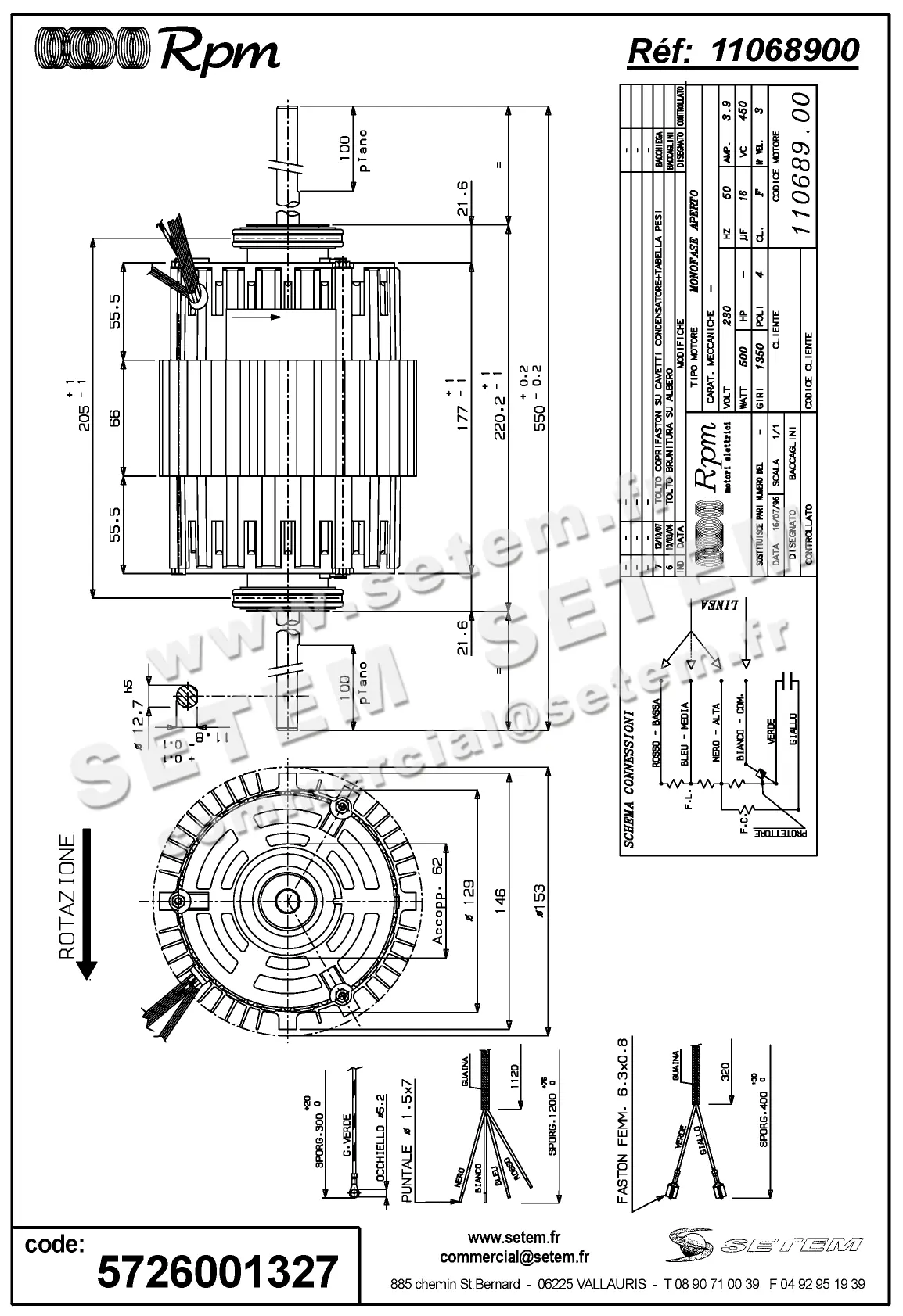 5726001327-MOTEUR RPM 11068900 2