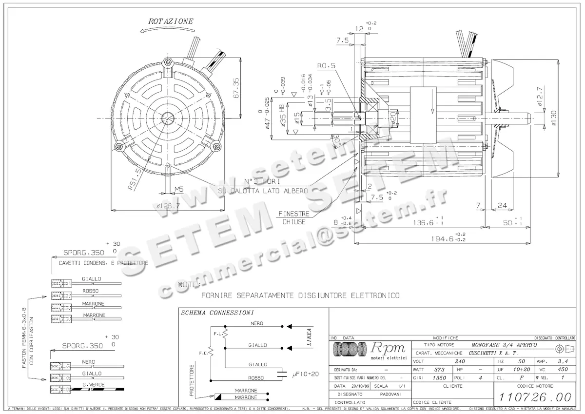5726001367-MOTEUR RPM 11072600