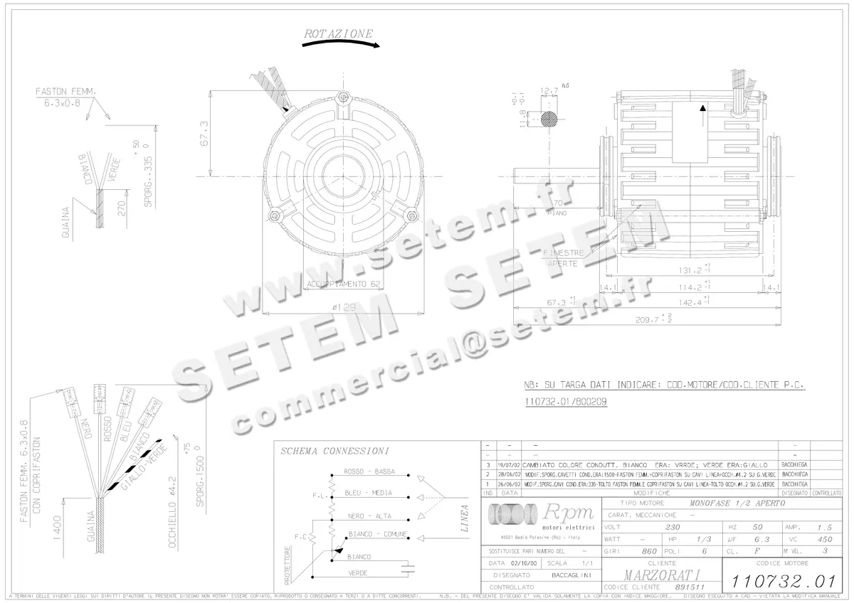 5726001372-MOTEUR RPM 11073201