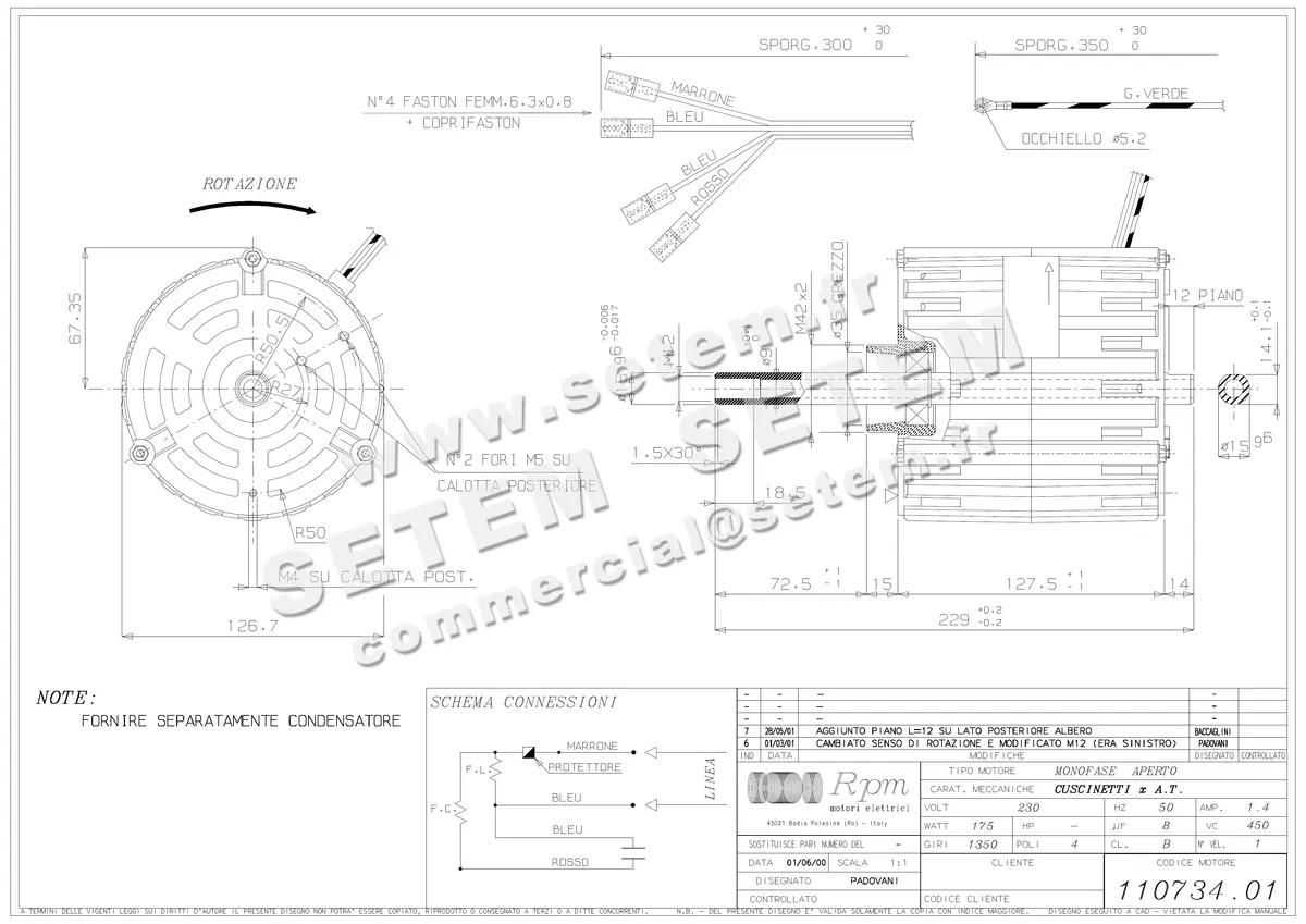5726001374-MOTEUR RPM 11073401