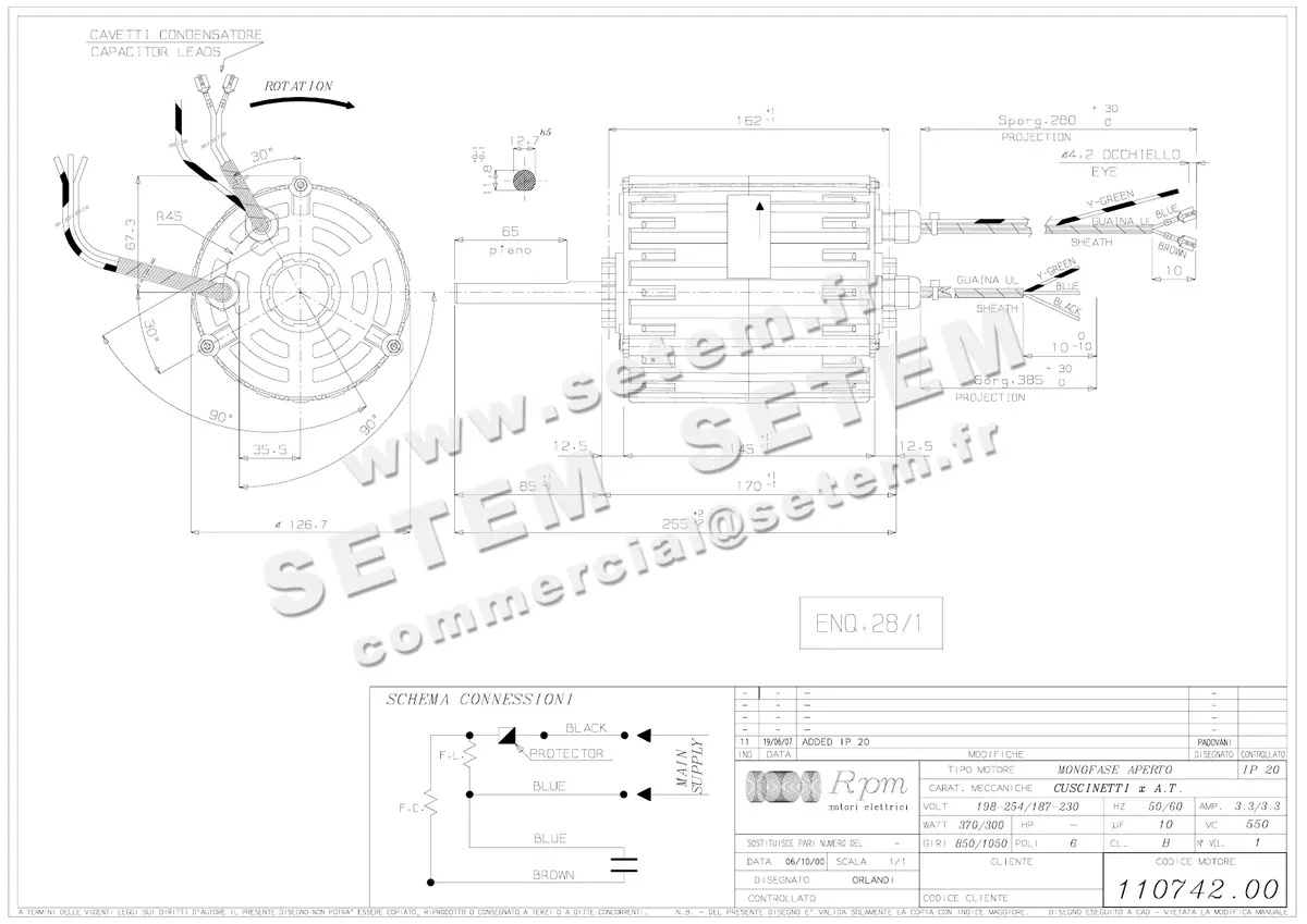 5726001381-MOTEUR RPM 11074200