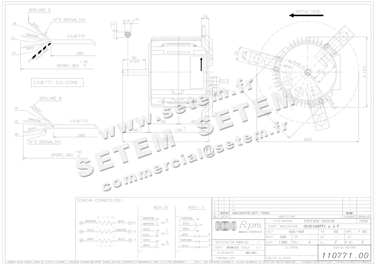 5726001405-MOTEUR RPM 11077100