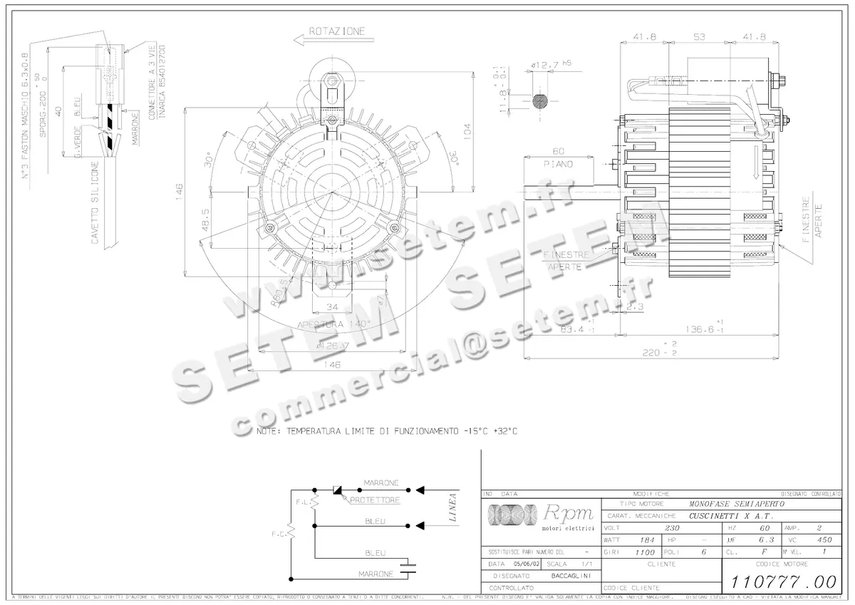 5726001408-MOTEUR RPM 11077700