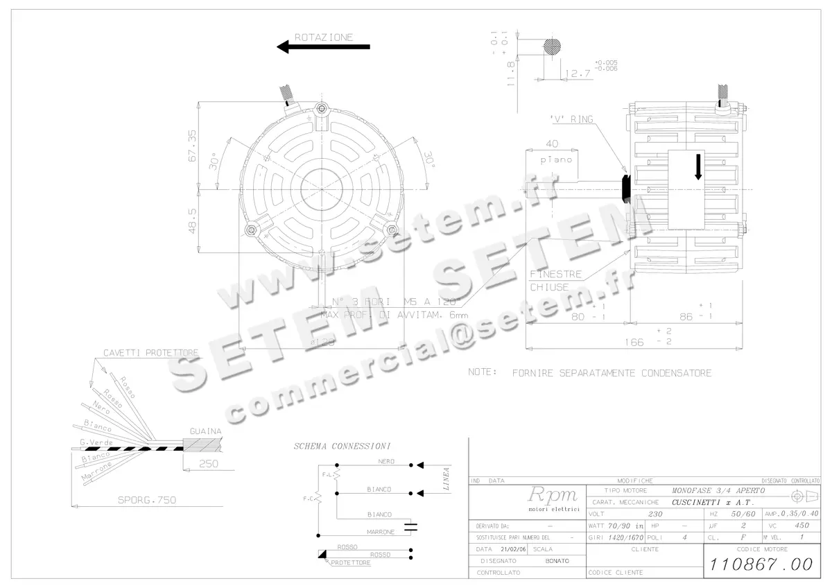 5726001436-MOTEUR RPM 11086700