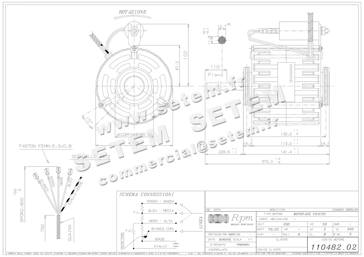 5726001439-MOTEUR RPM 11048202