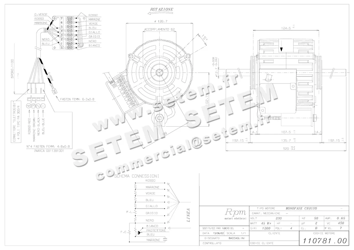 5726001453-MOTEUR RPM 11078100