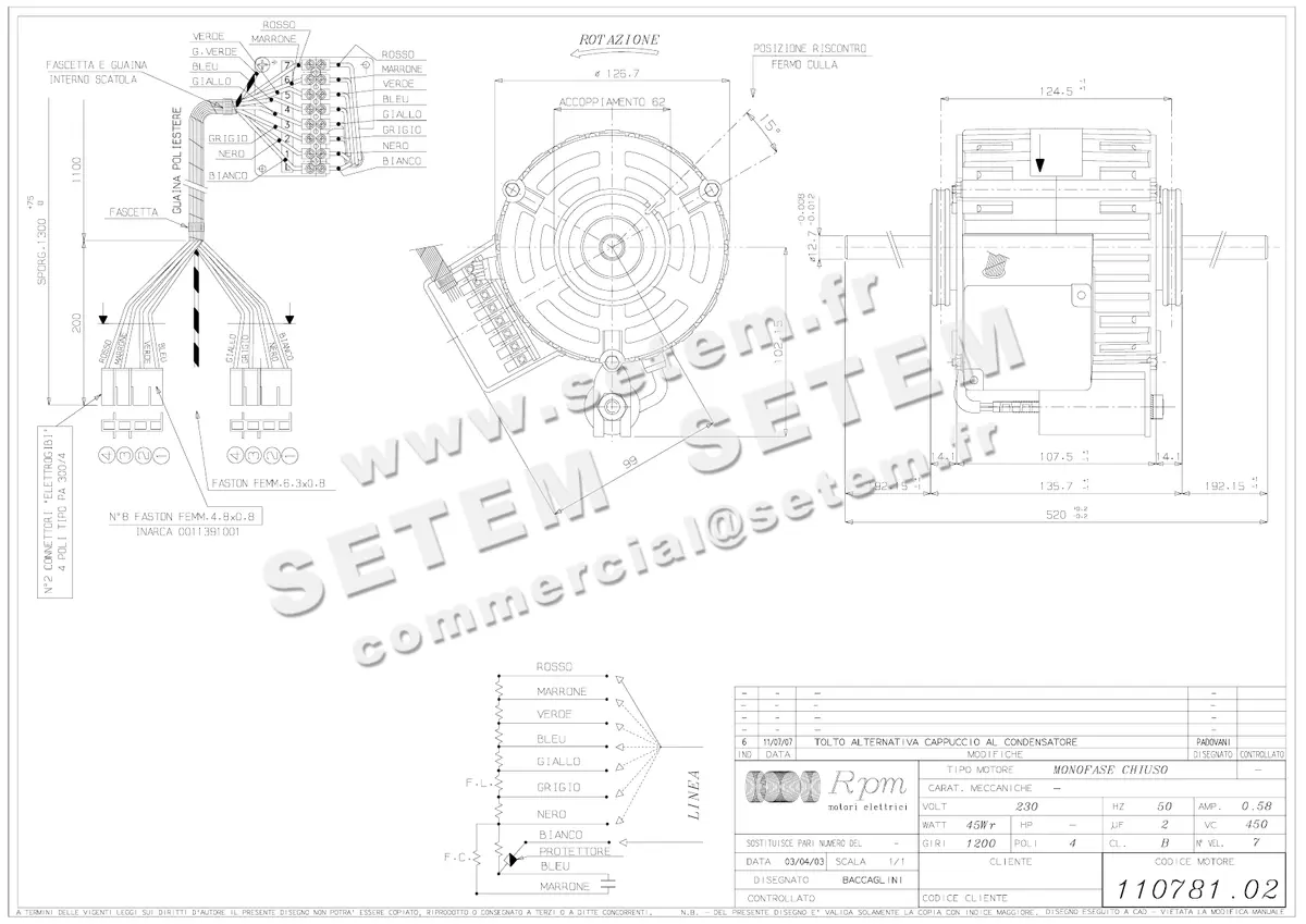 5726001455-MOTEUR RPM 11078102 "6615850"