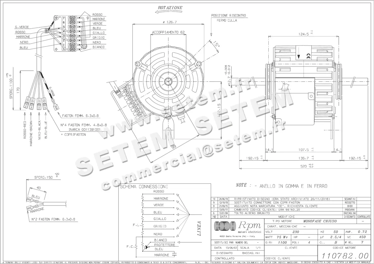 5726001457-MOTEUR RPM 11078200 "9105424" 2