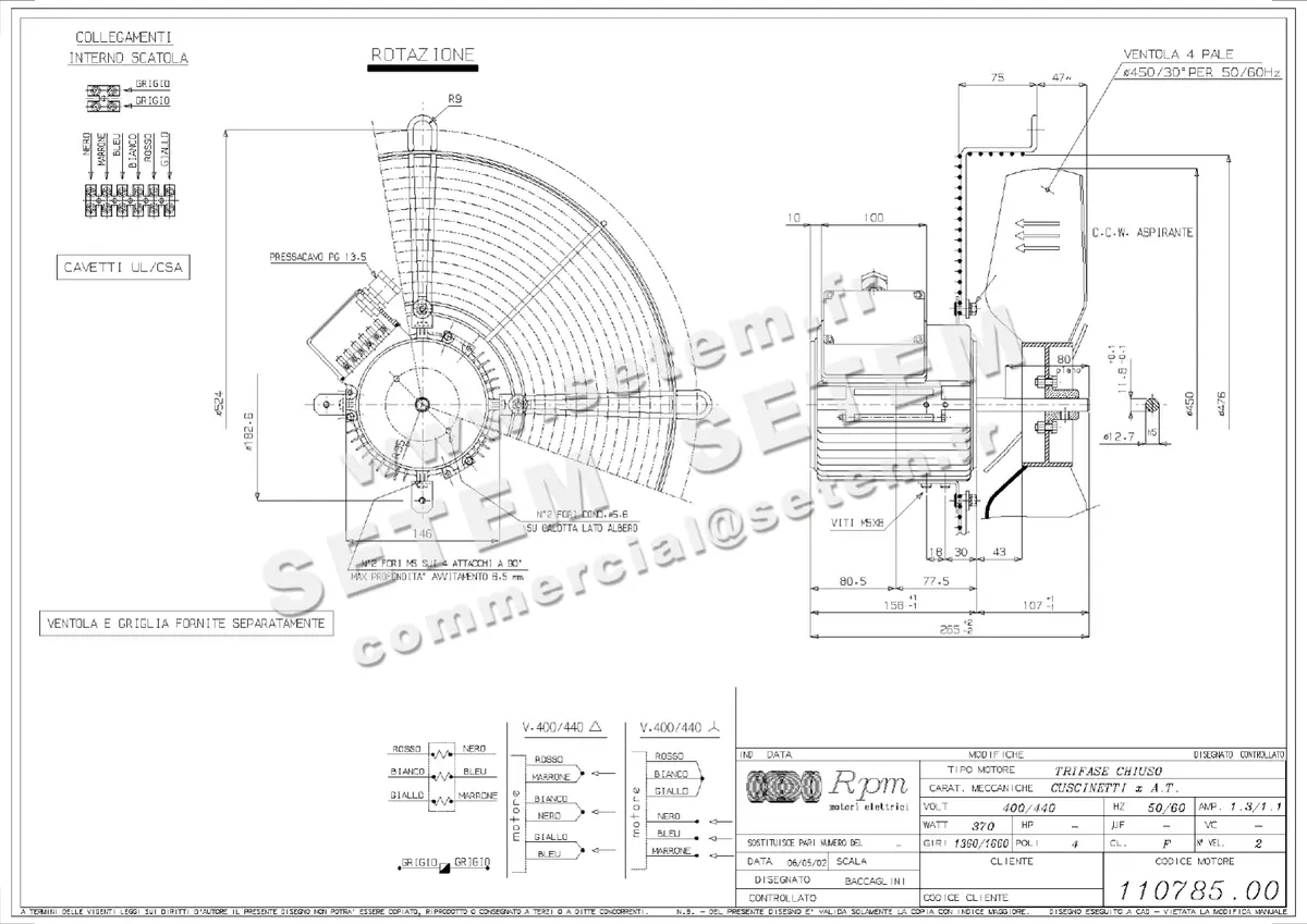 5726001463-MOTEUR RPM 11078500