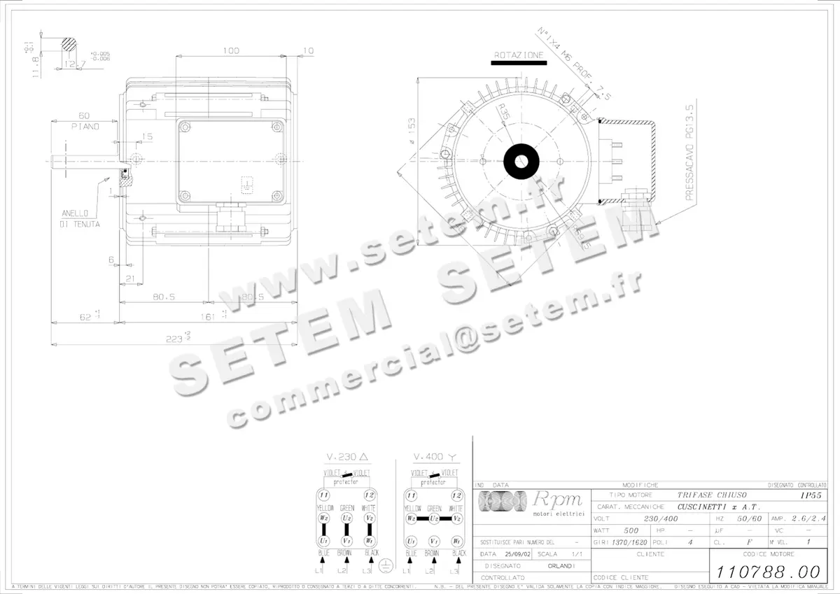 5726001466-MOTEUR RPM 11078800