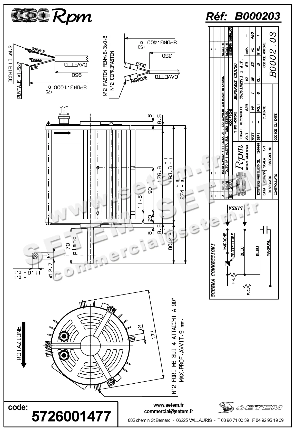 5726001477-MOTEUR RPM B000203