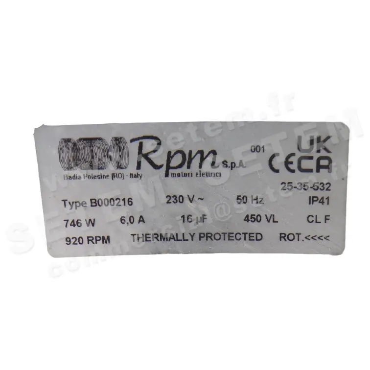 5726001485-MOTEUR RPM B000216 3