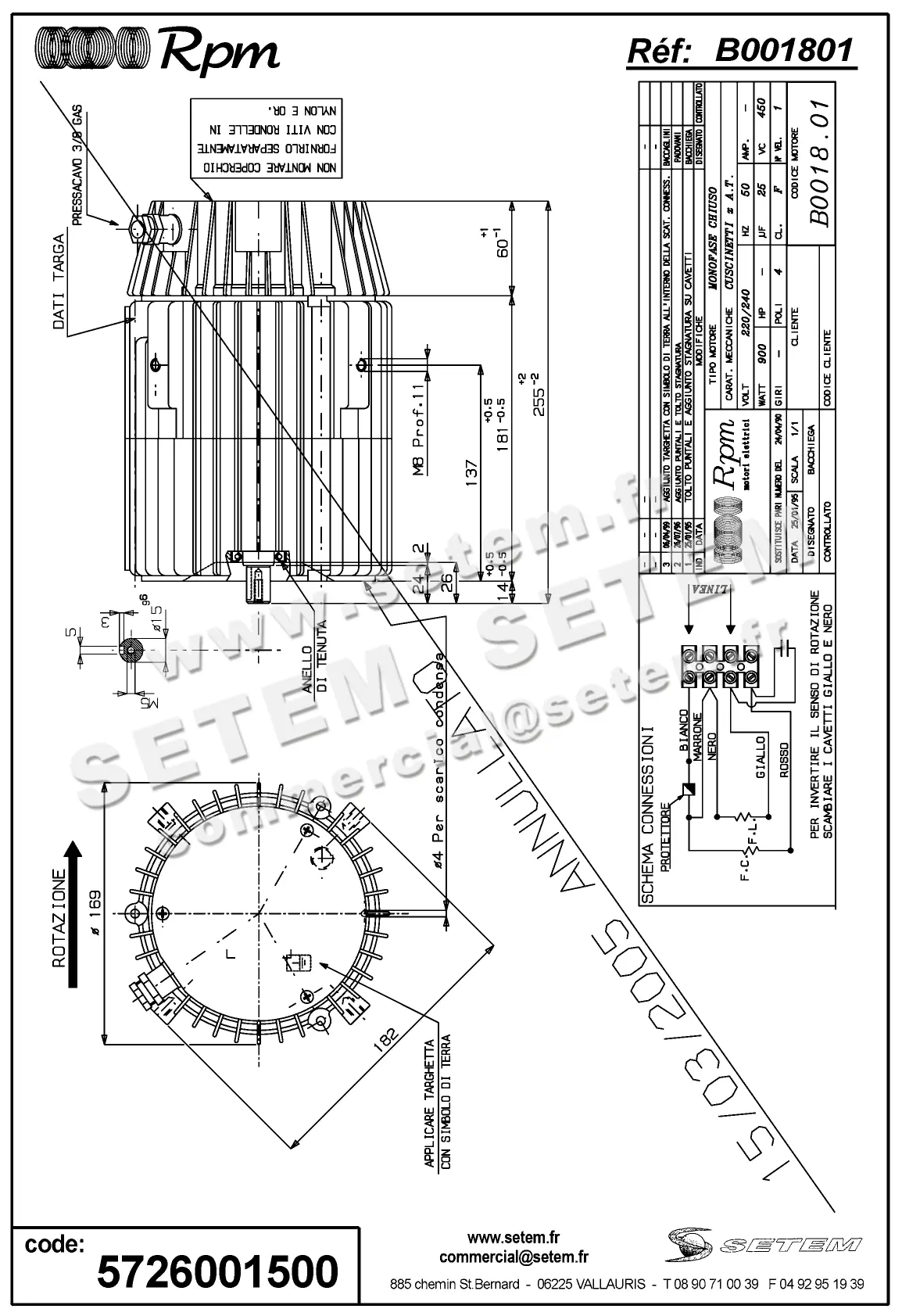 5726001500-MOTEUR RPM B001801