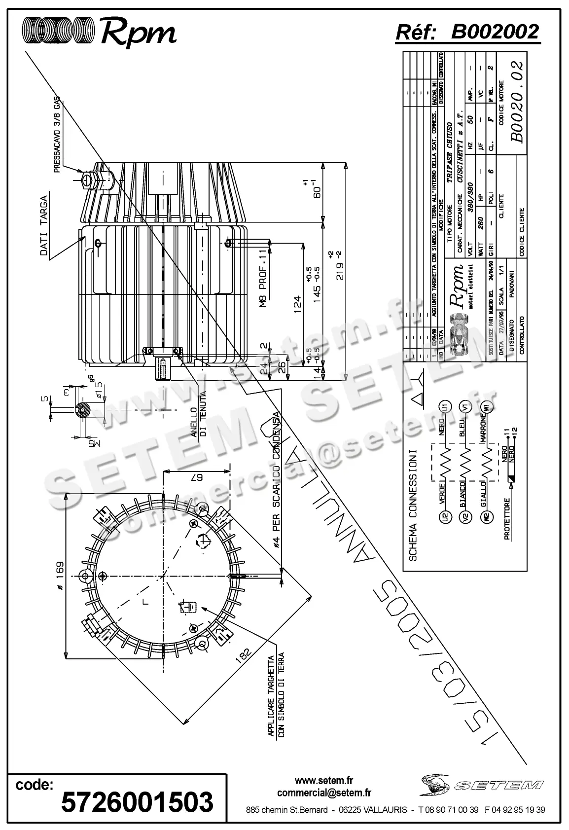 5726001503-MOTEUR RPM B002002
