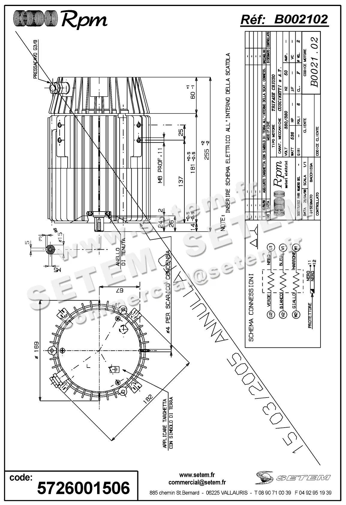 5726001506-MOTEUR RPM B002102