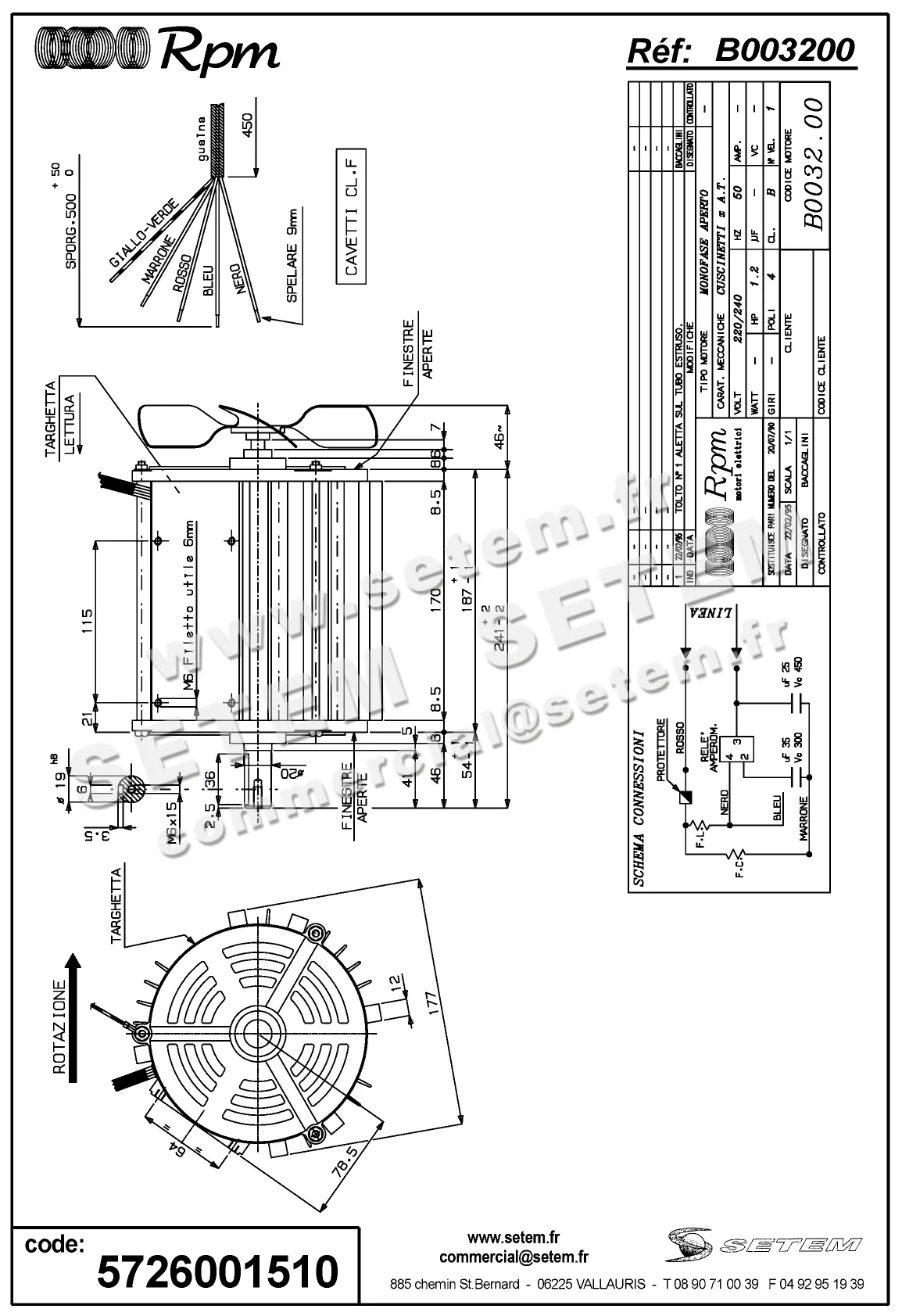 5726001510-MOTEUR RPM B003200