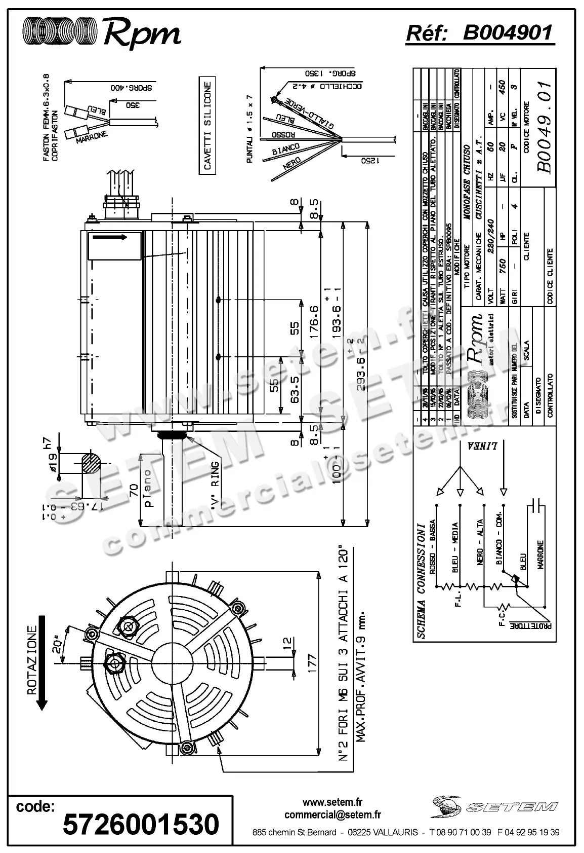 5726001530-MOTEUR RPM B004901 2