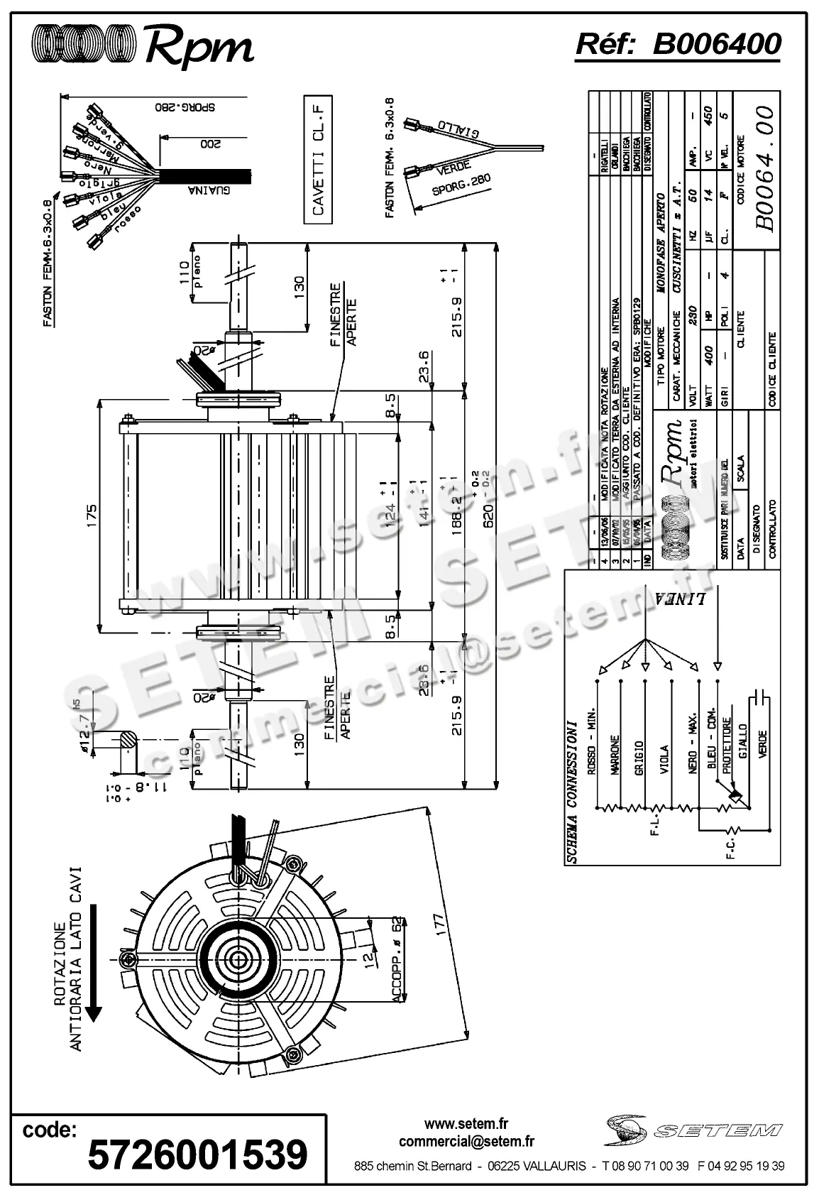 5726001539-MOTEUR RPM B006400
