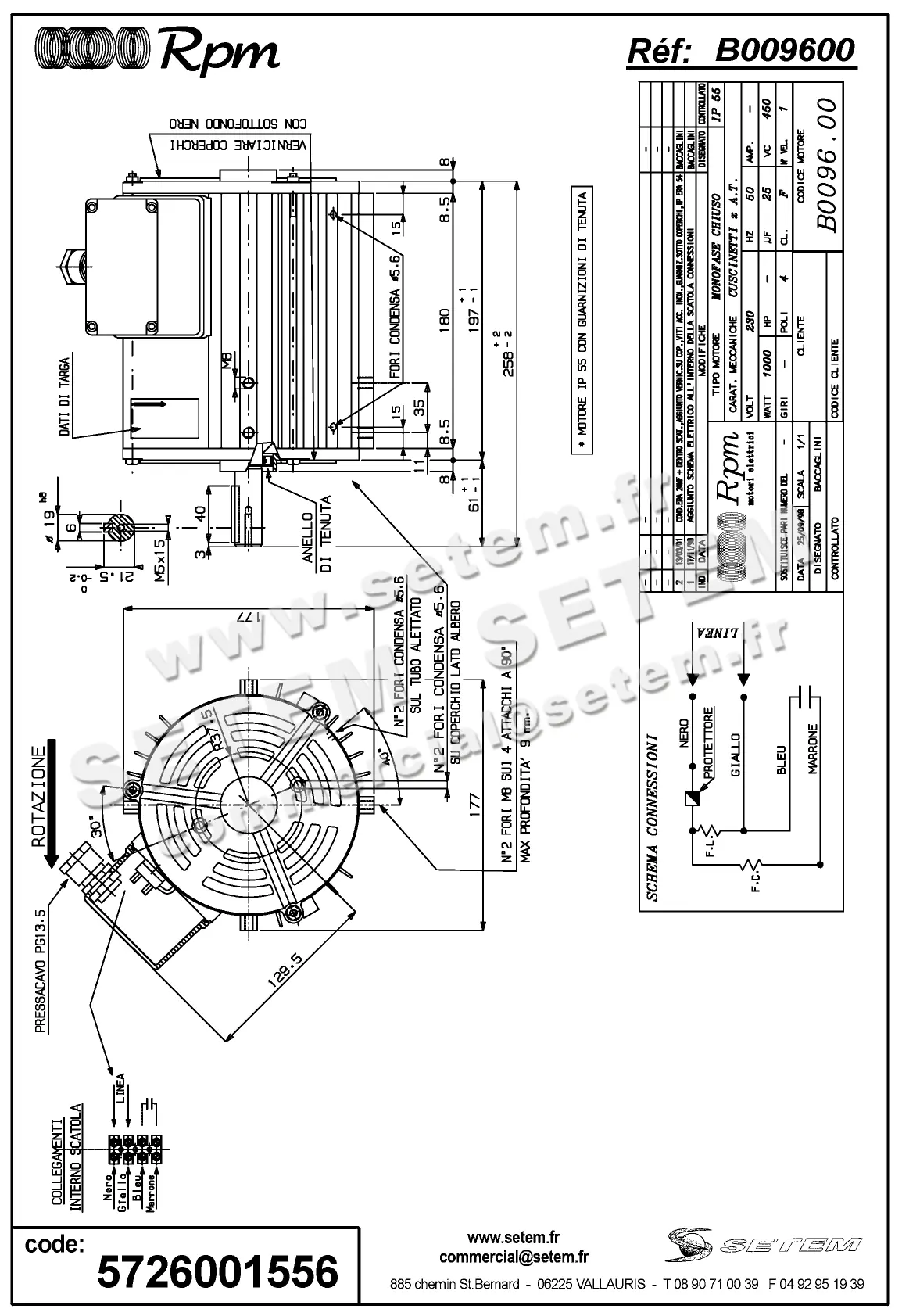 5726001556-MOTEUR RPM B009600