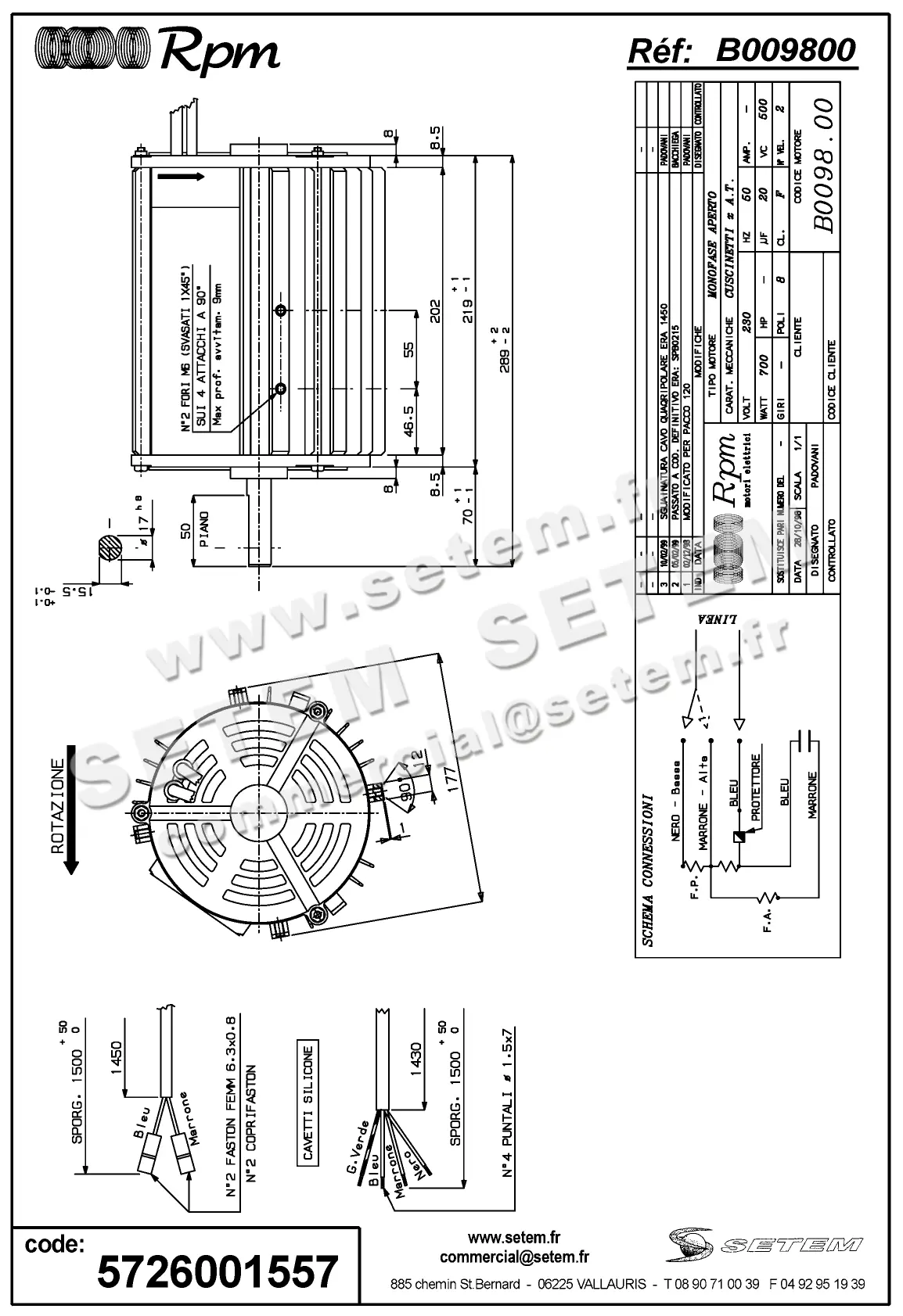 5726001557-MOTEUR RPM B009800 2