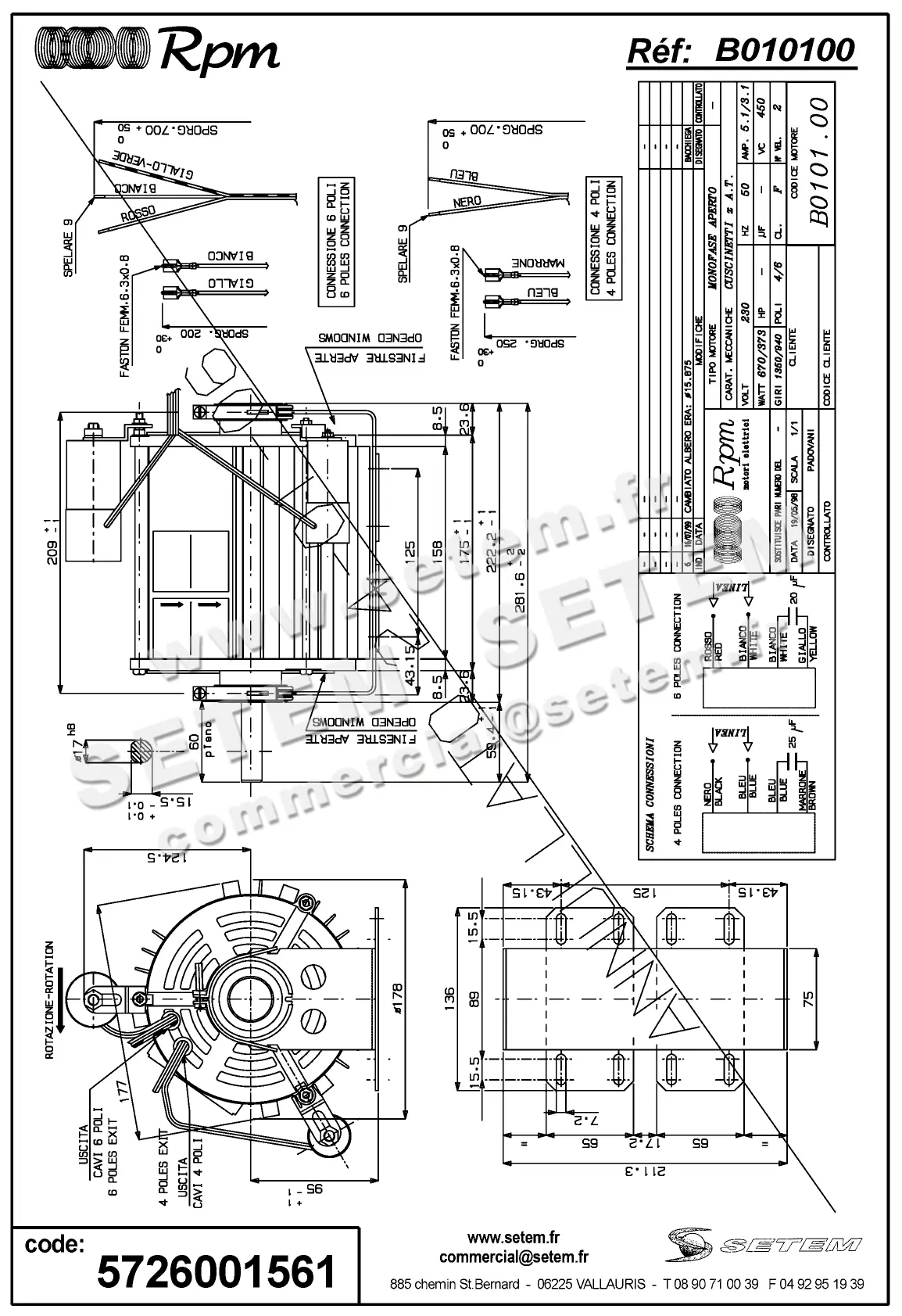 5726001561-MOTEUR RPM B010100