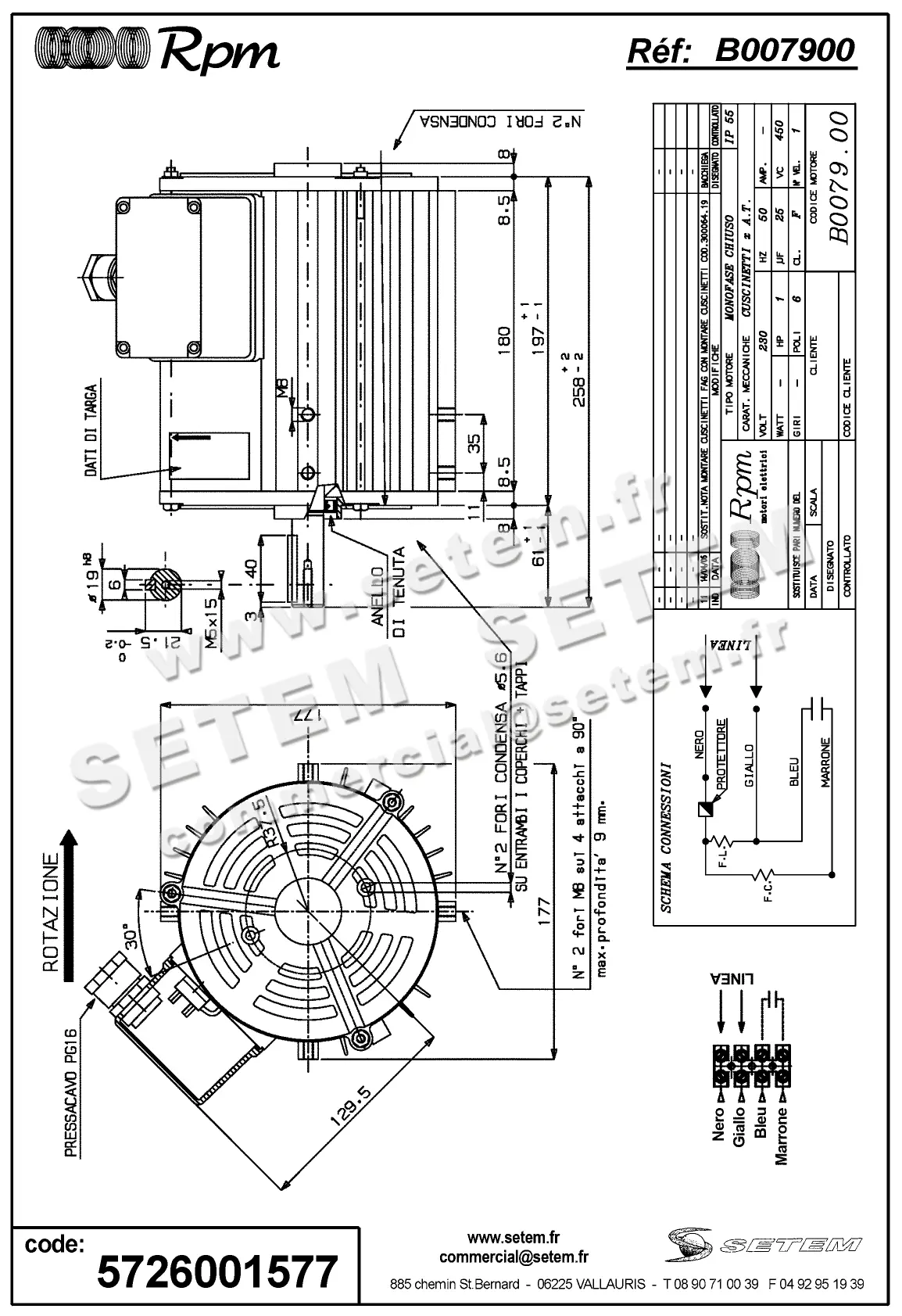 5726001577-MOTEUR RPM B007900