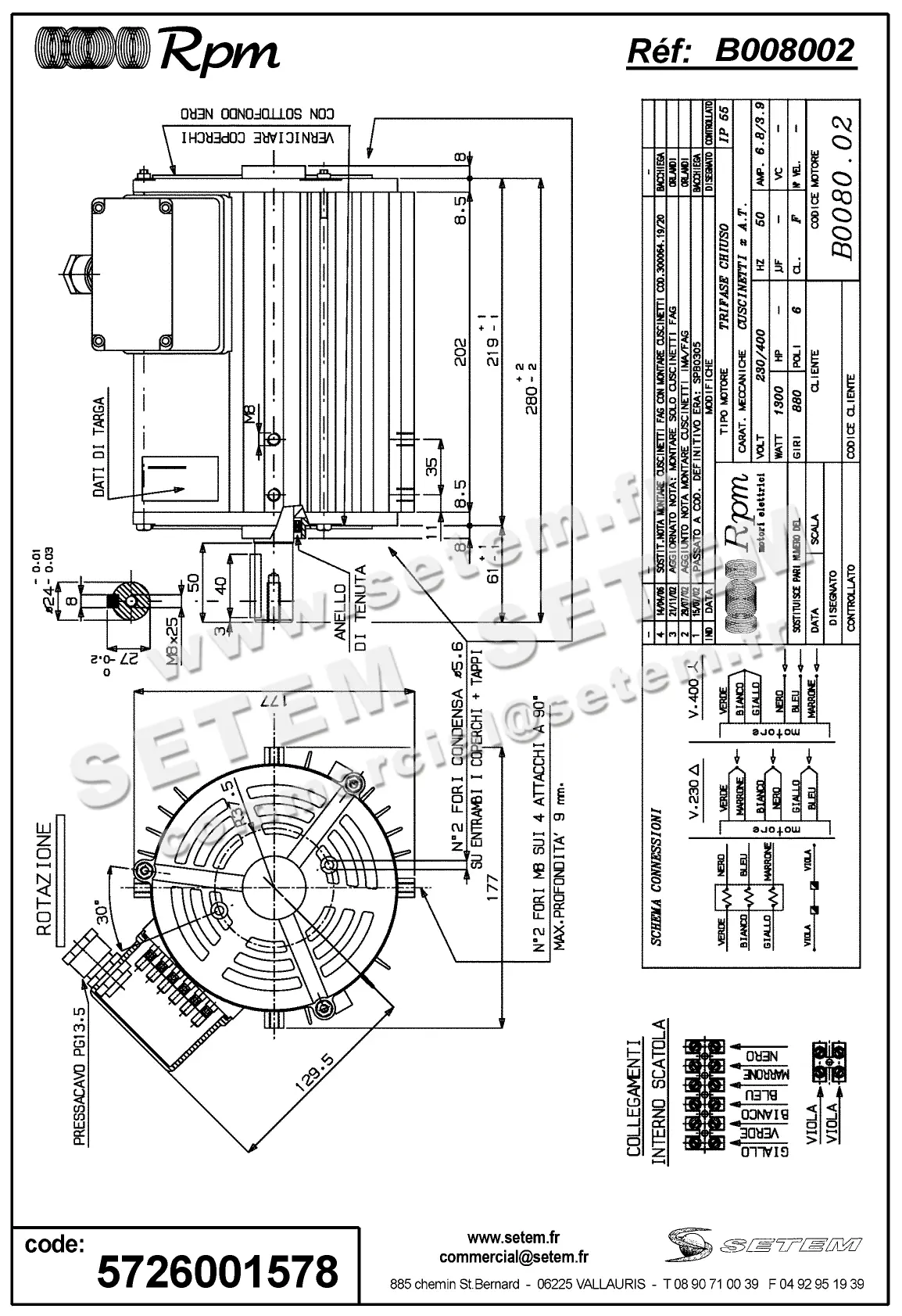 5726001578-MOTEUR RPM B008002