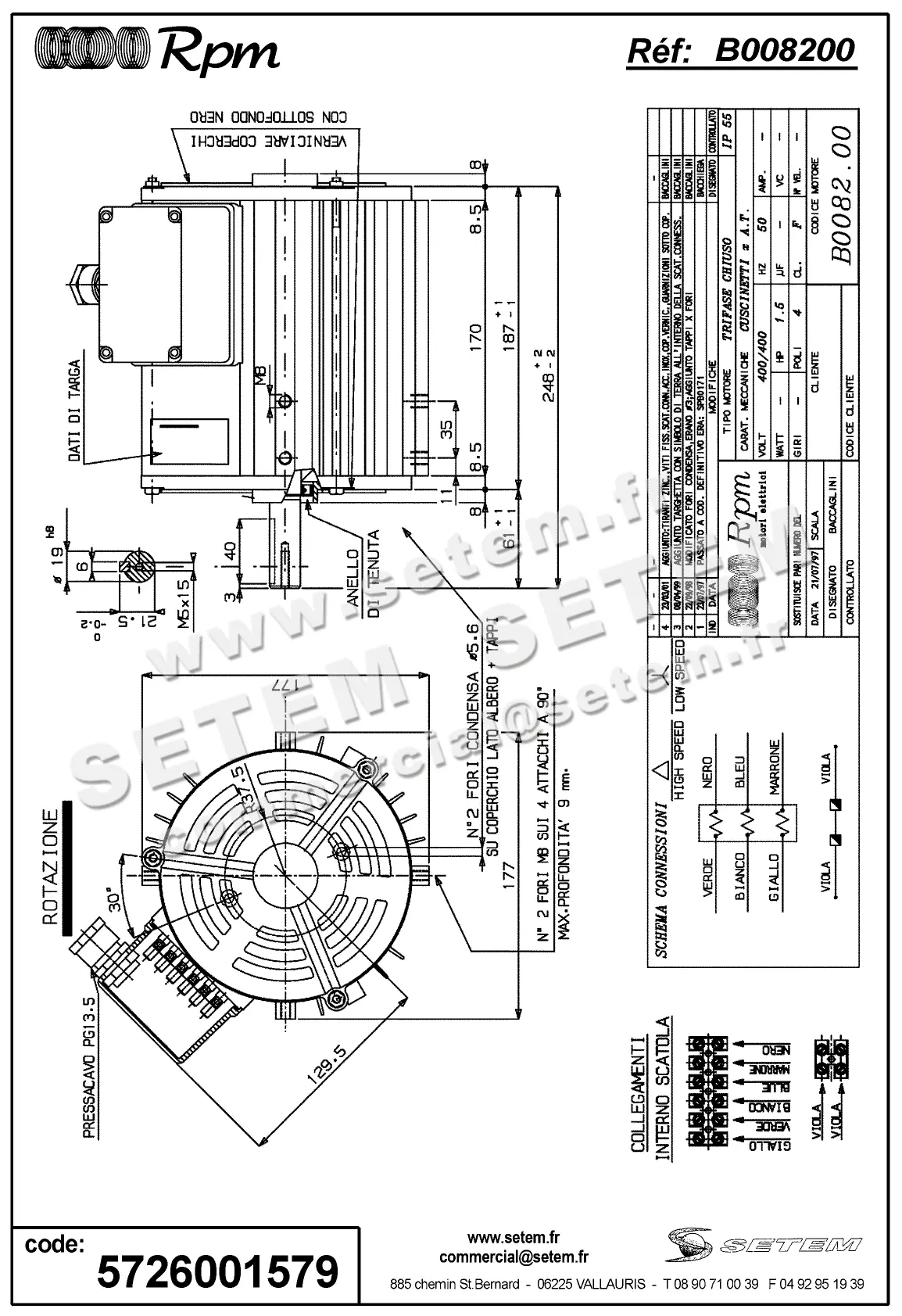 5726001579-MOTEUR RPM B008200