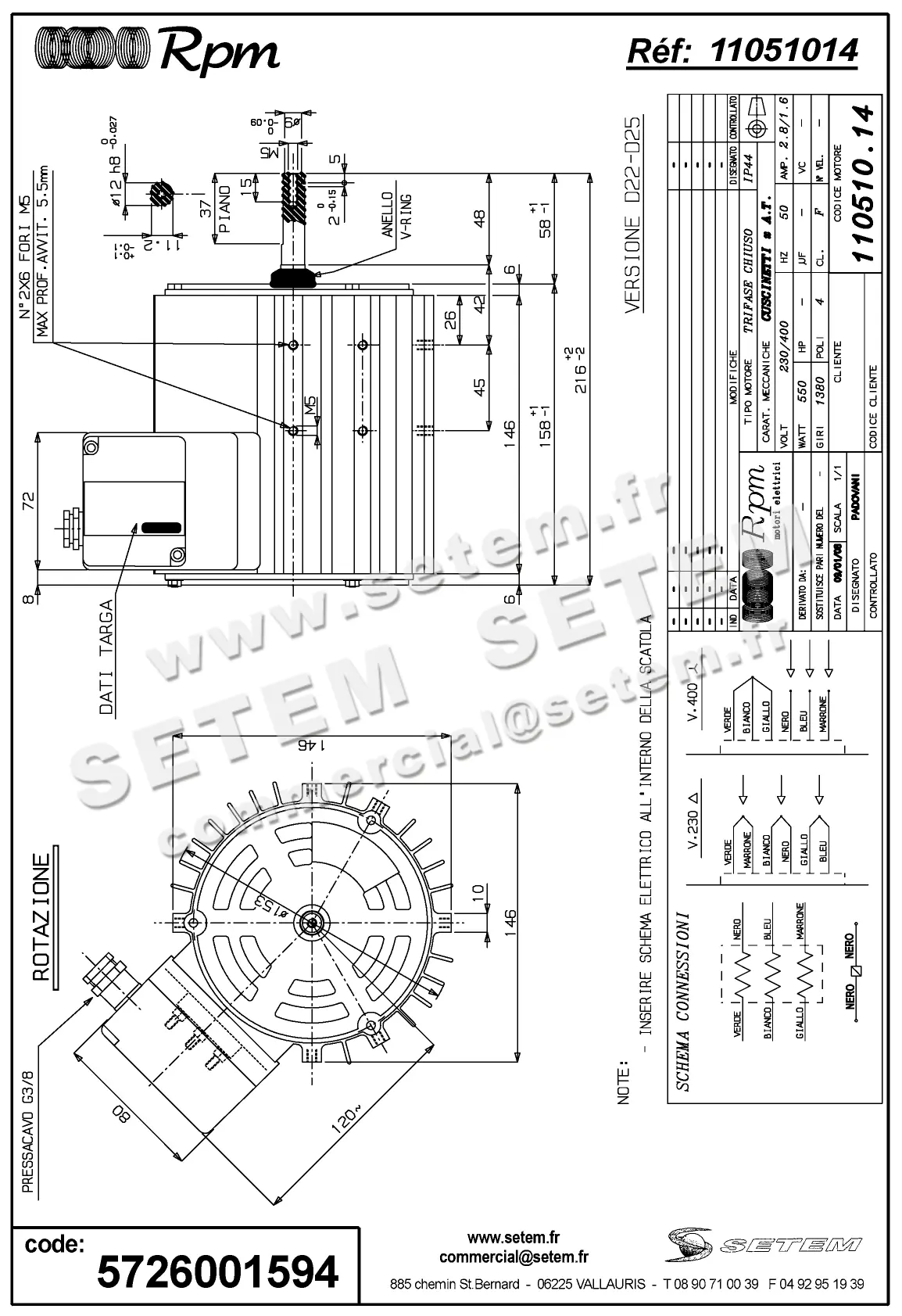 5726001594-MOTEUR RPM 11051014 2