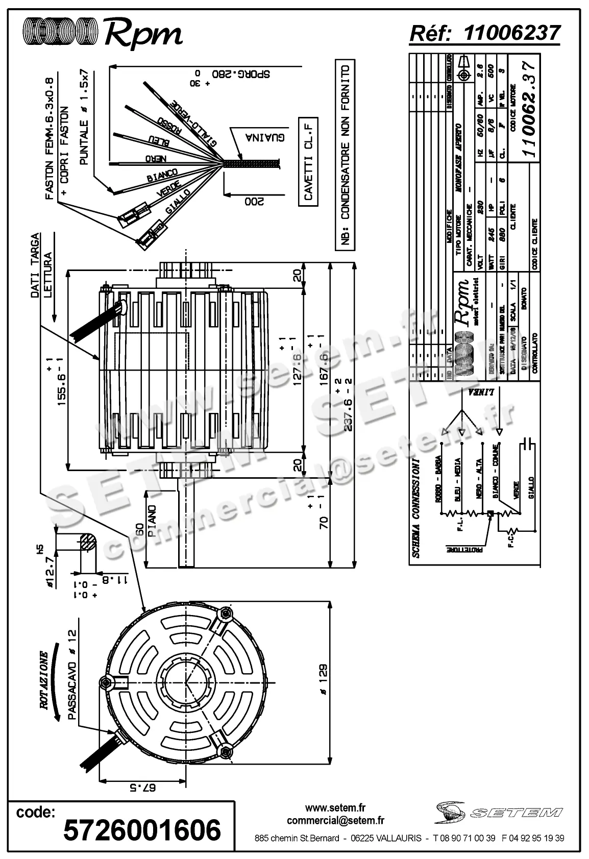 5726001606-MOTEUR RPM 11006237