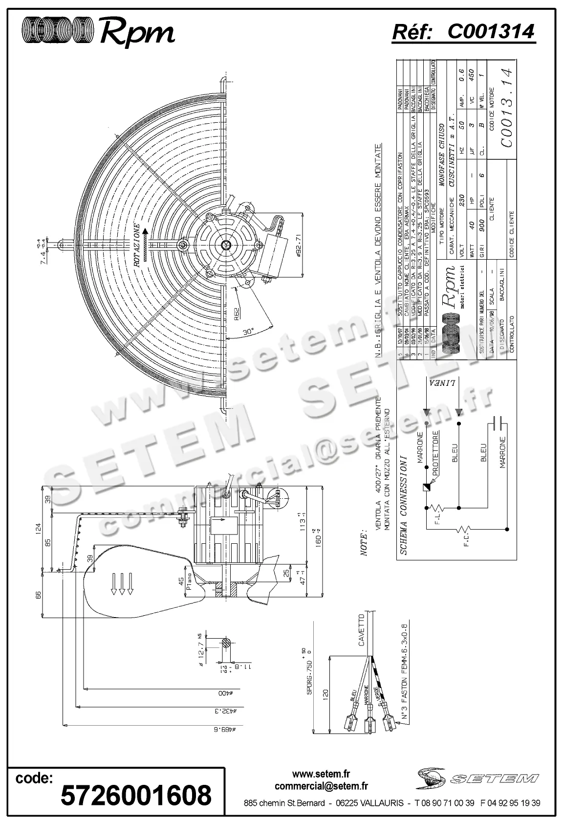 5726001608-MOTEUR RPM C001314