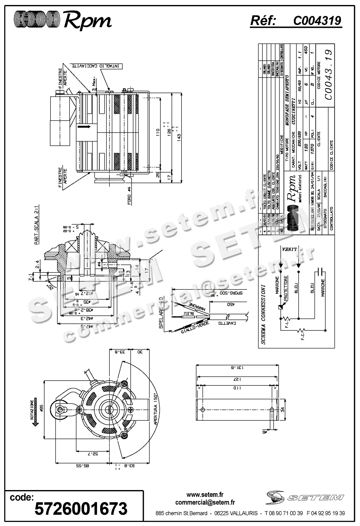5726001673-MOTEUR RPM C004319