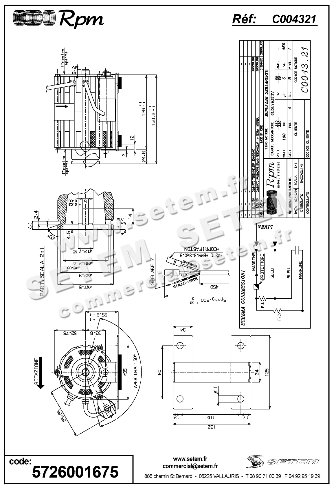 5726001675-MOTEUR RPM C004321