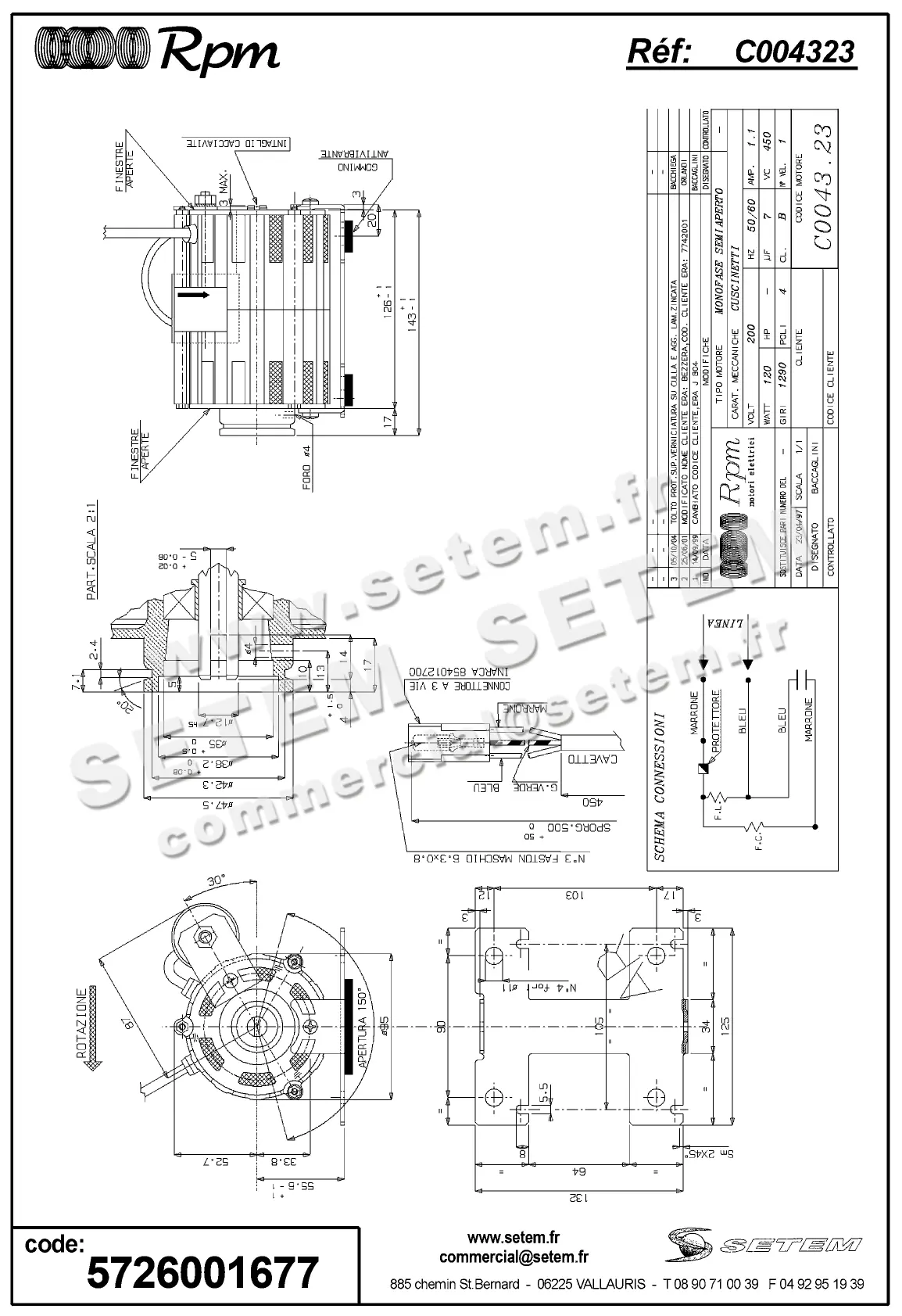 5726001677-MOTEUR RPM C004323