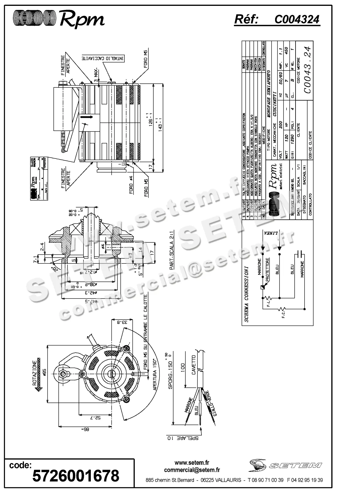 5726001678-MOTEUR RPM C004324