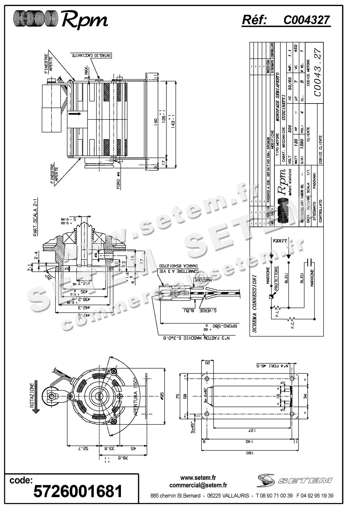 5726001681-MOTEUR RPM C004327