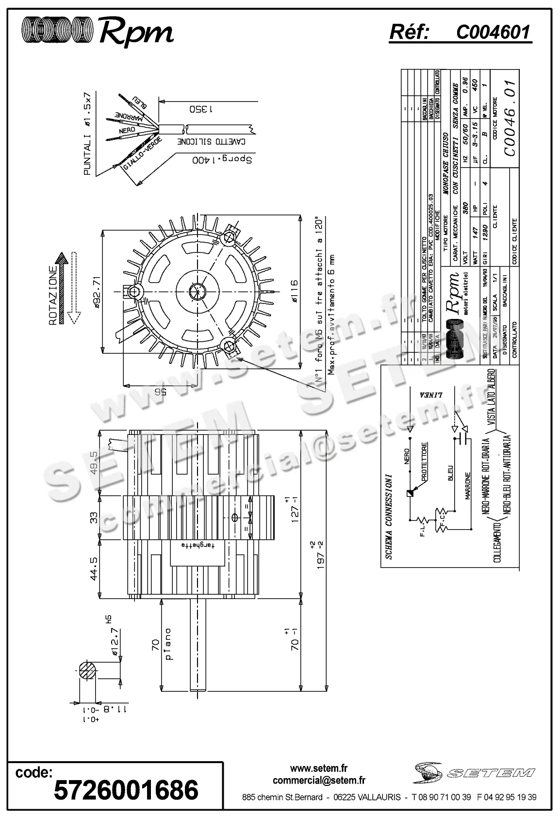 5726001686-MOTEUR RPM C004601