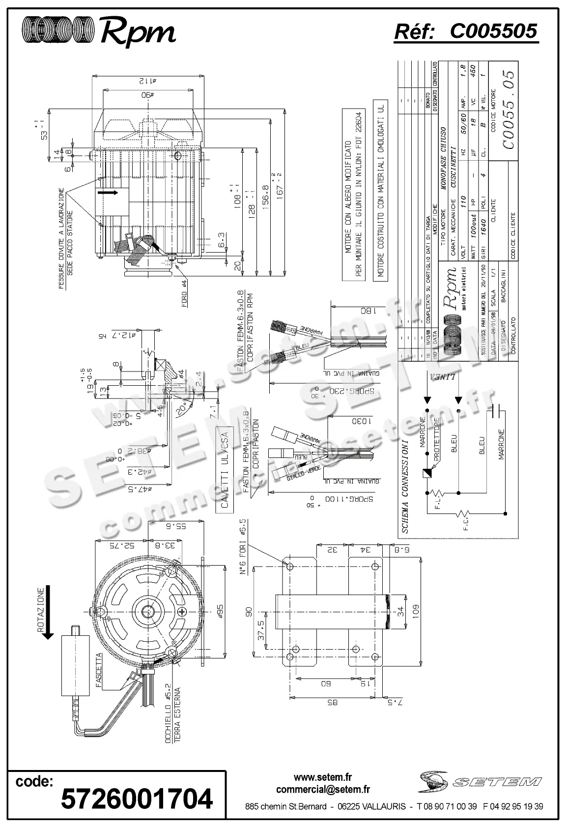 5726001704-MOTEUR RPM C005505