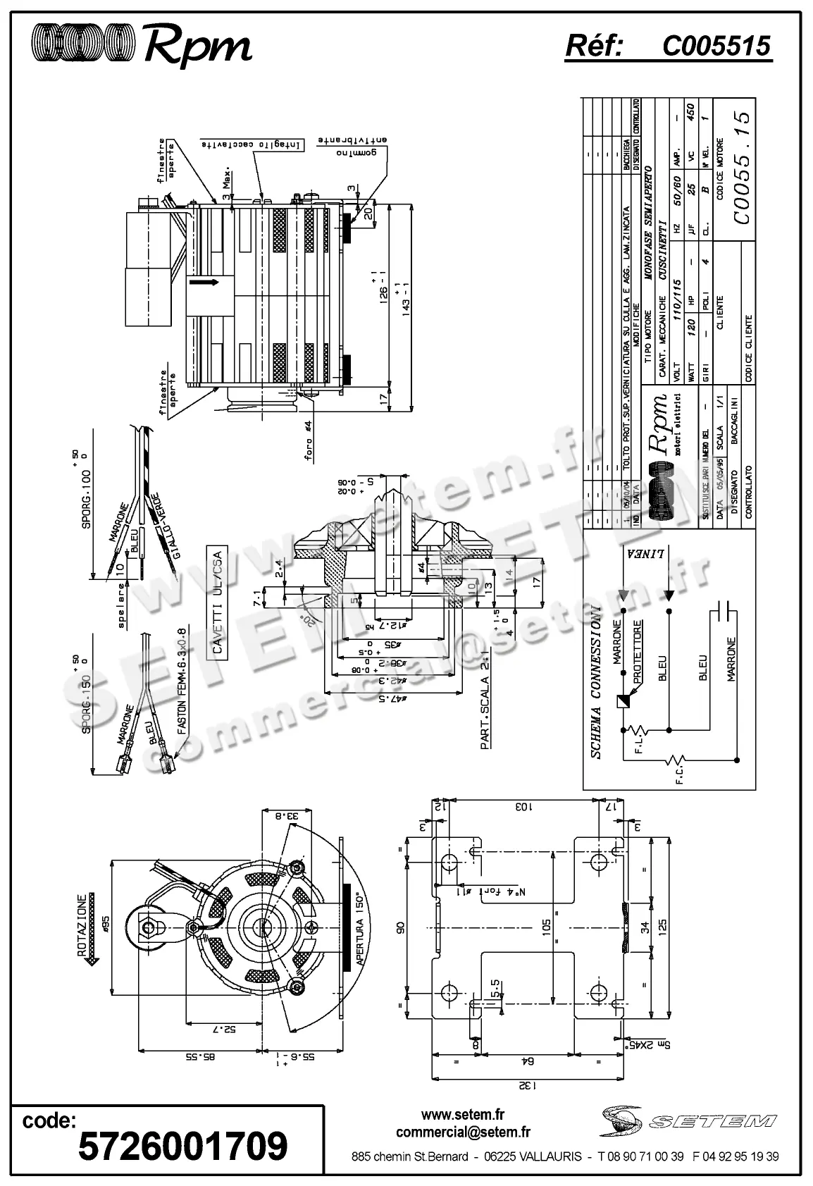 5726001709-MOTEUR RPM C005515