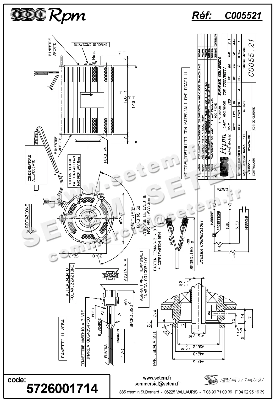 5726001714-MOTEUR RPM C005521