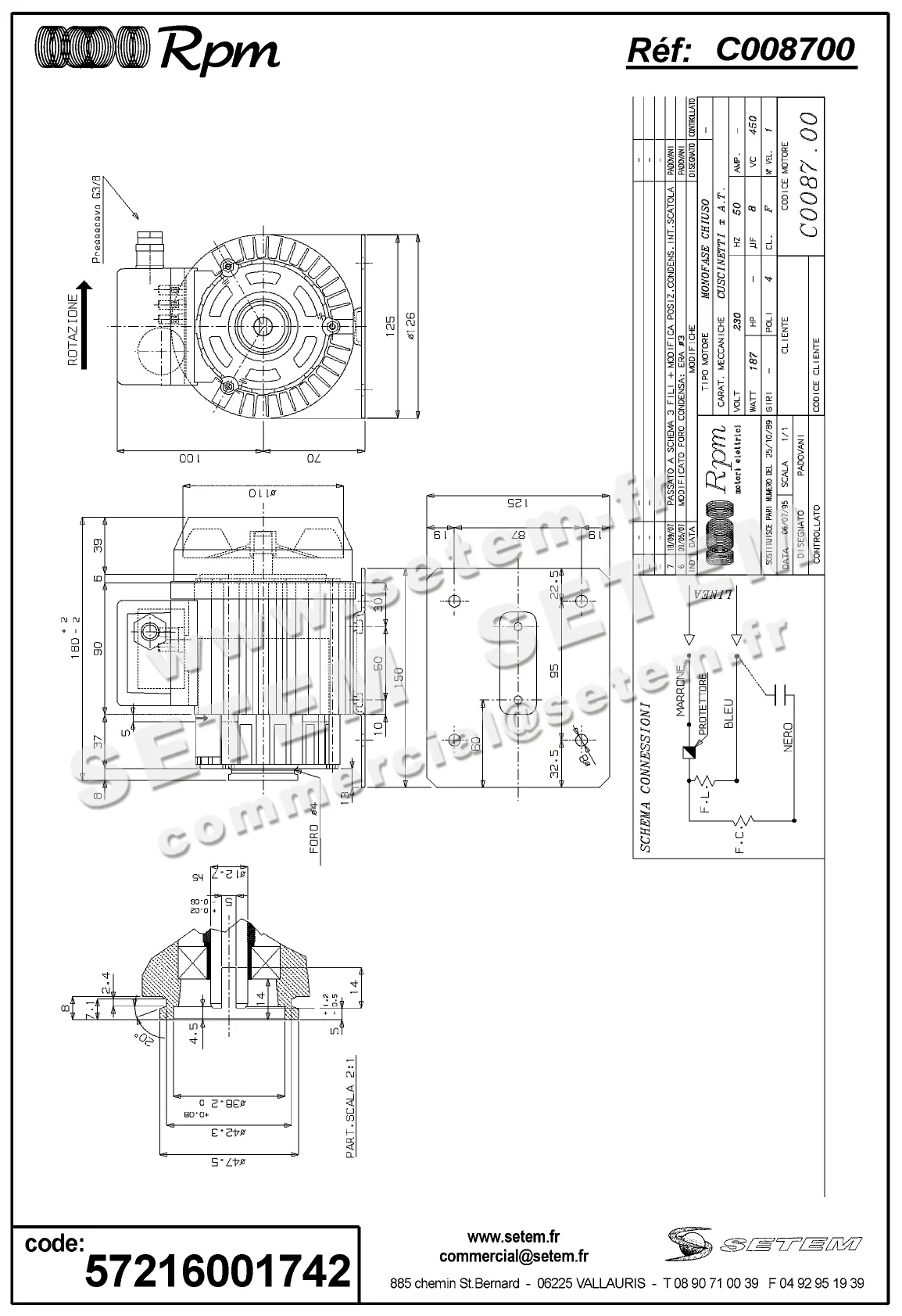 5726001742-MOTEUR RPM C008700