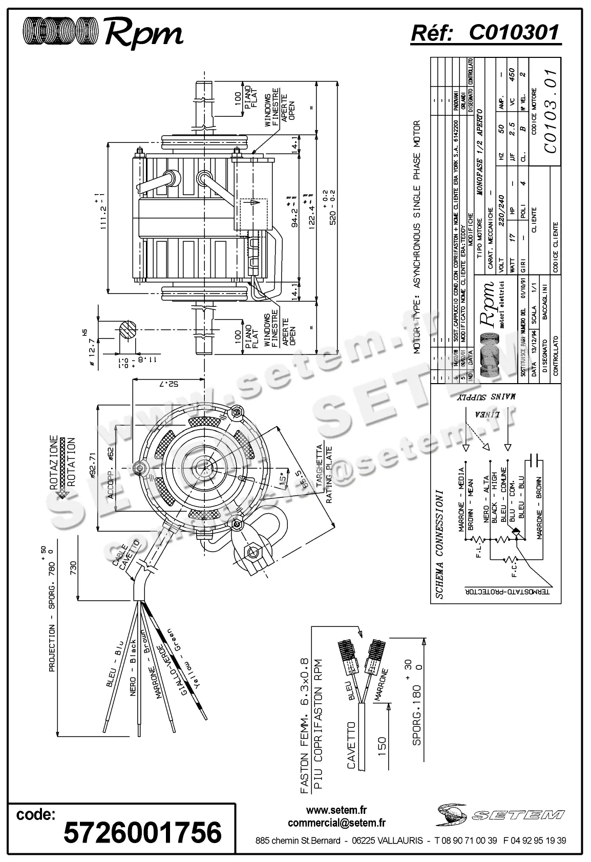 5726001756-MOTEUR RPM C010301